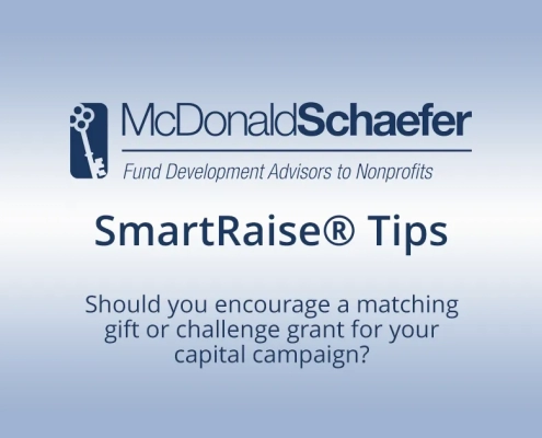 Should you encourage a matching gift or challenge grant for your capital campaign?